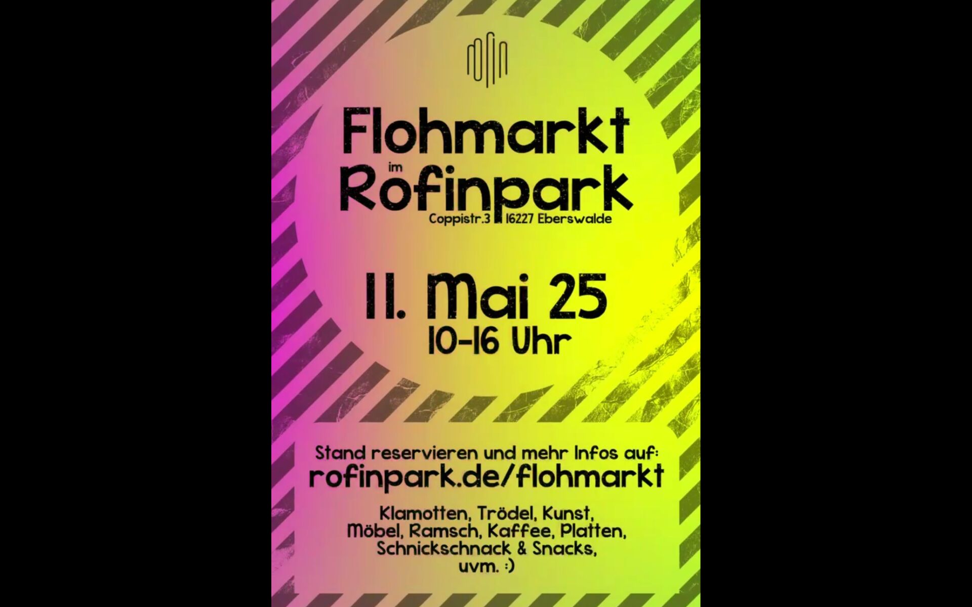 Flohmarkt Rofinpark, Foto: Kristian Raue, Lizenz: Rofinpark Eberswalde