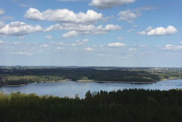 Blick auf den Schwielowsee vom Wietkiekenberg, Foto: Kultur-und Tourismusamt, Lizenz: Gemeinde Schwielowsee