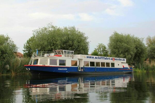 MS „Bismarckhöhe“ am Anleger in Werder (Havel), Foto: Patrick Kuhl, Lizenz: Reederei Bernd Kuhl GmbH