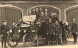 Historische Aufnahme der Feuerwehr Calau., Foto: privat, Lizenz: Heimatverein Calau e.V.