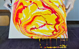 Kreieren eines Kunstwerks, Foto: Daniela Wallstein