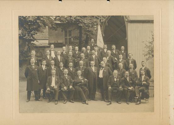 Männergesangsverein "Orpheus", Foto: Niederlausitz-Museum, Lizenz: Niederlausitz-Museum