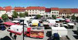 Immer am ersten Dienstag des Monats findet der Großmarkt in Calau statt., Foto: Jan Hornhauer, Lizenz: Stadt Calau