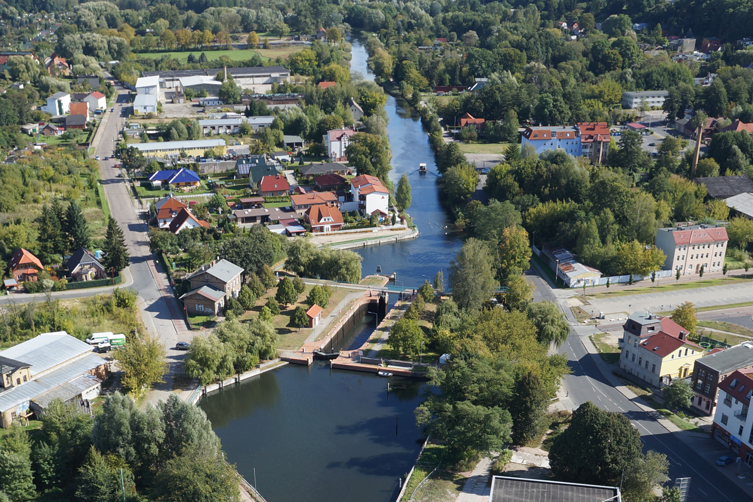 Stadtschleuse Eberswalde, Foto: Landkreis Barnim, Lizenz: Landkreis Barnim
