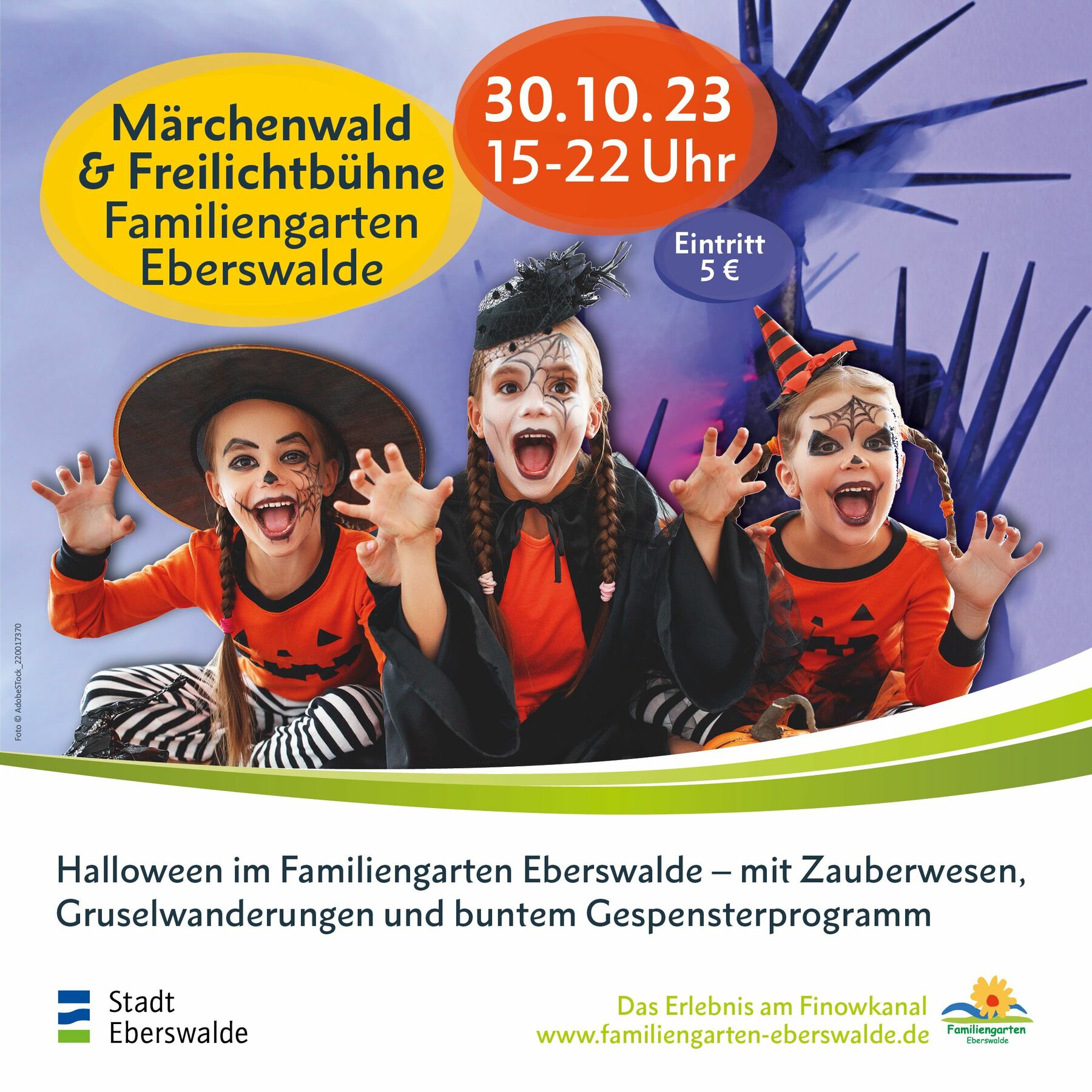 Halloweenpost, Foto: Familiengarten Eberswalde, Lizenz: Familiengarten Eberswalde