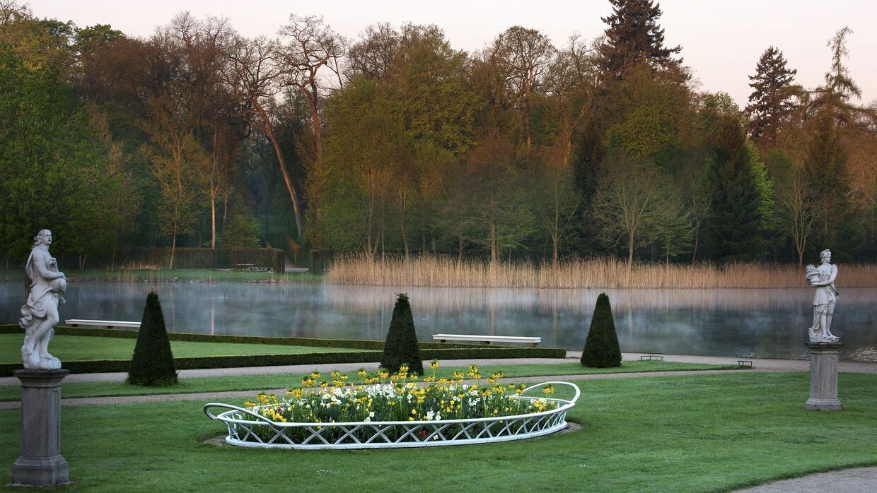 Lustgarten Rheinsberg, Schlossinsel , Foto: Leo Seidel, Lizenz: SPSG