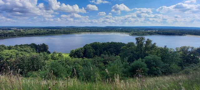 Über den Horizont- mit Blick auf den Oderberger See, Foto: F. Ulm, Lizenz: NaturSchutzFonds Brandenburg