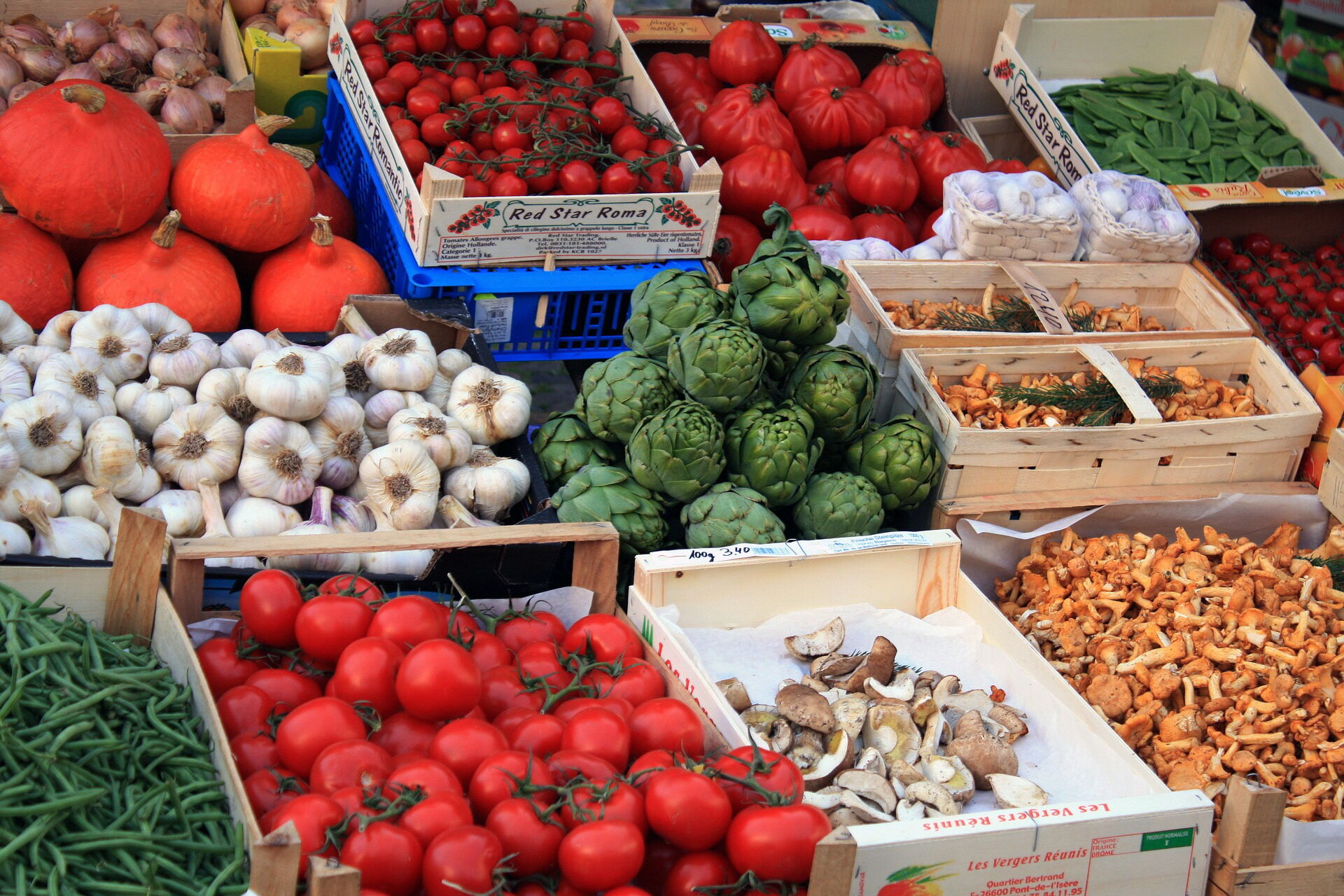 Marktstadt Gemüse, Foto: Geralt, Lizenz: pixabay