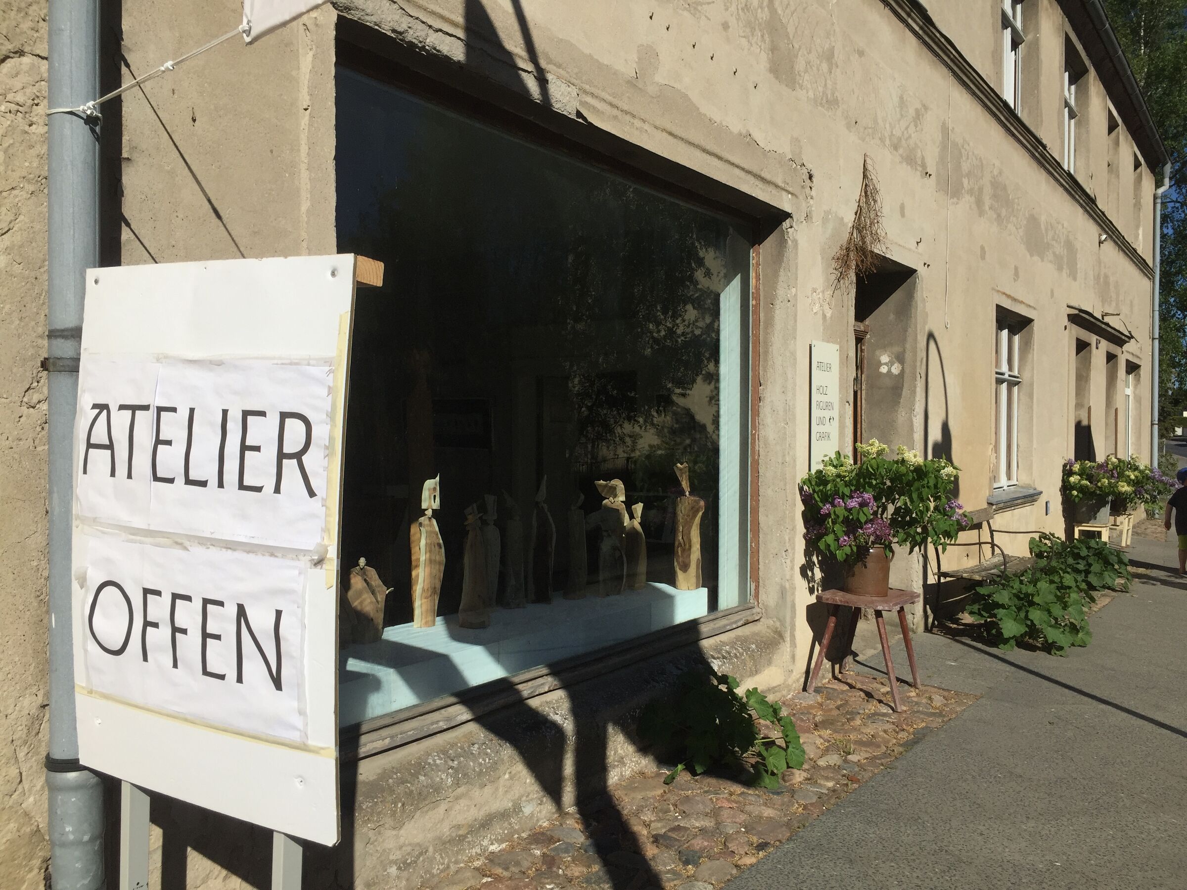Symbolbild Atelier offen, Foto: Anet Hoppe