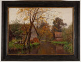 Gemälde des Spreewaldmalers Walter Moras aus der Sammlung des Museum Schloss Lübben, Foto: Katrin Kamrau, Lizenz: Stadt Lübben (Spreewald)/Lubin (Blota)