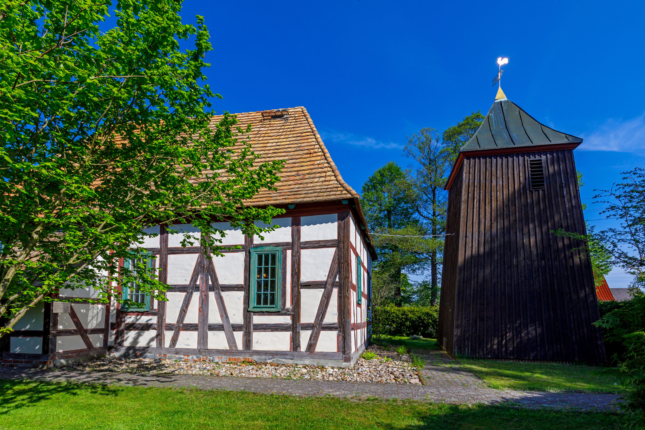 Dorfkirche Fischwasser, Foto: Andreas Franke, Lizenz: Evangelischer Kirchenkreis Niederlausitz
