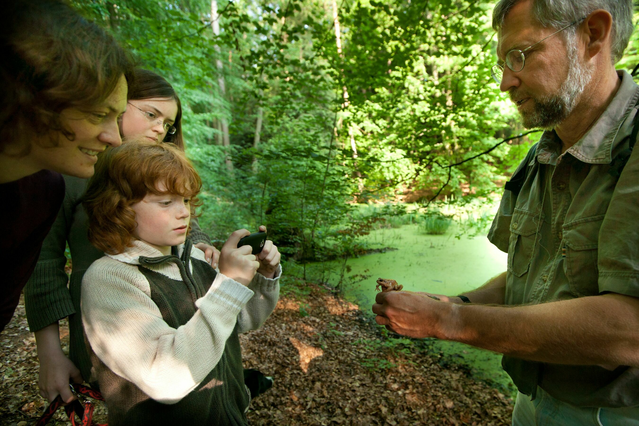Natürführer Th. Volpers am Weltnaturerbe Grumsin, Foto: Tourismus- Marketing Uckermark, Lizenz: Tourismus- Marketing Uckermark