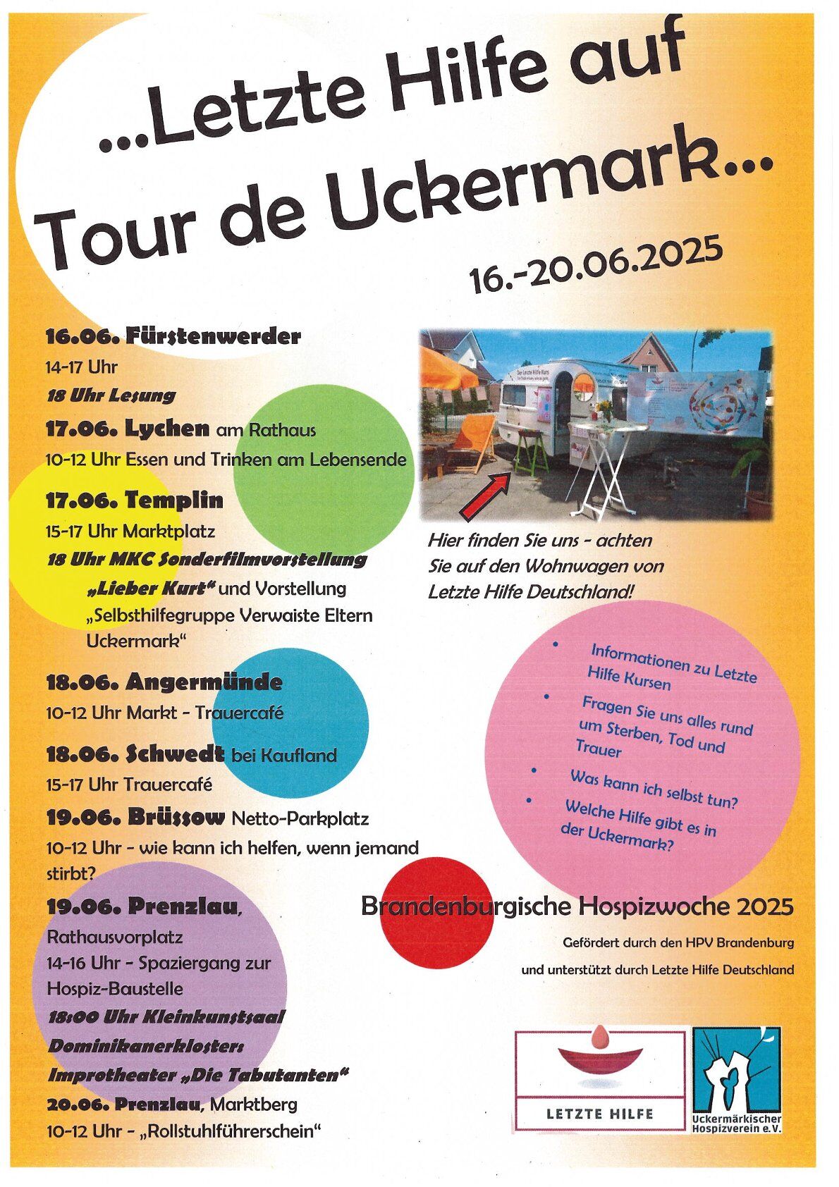 Plakat, Foto: UM Hospizverein e.V., Lizenz: UM Hospizverein e.V.