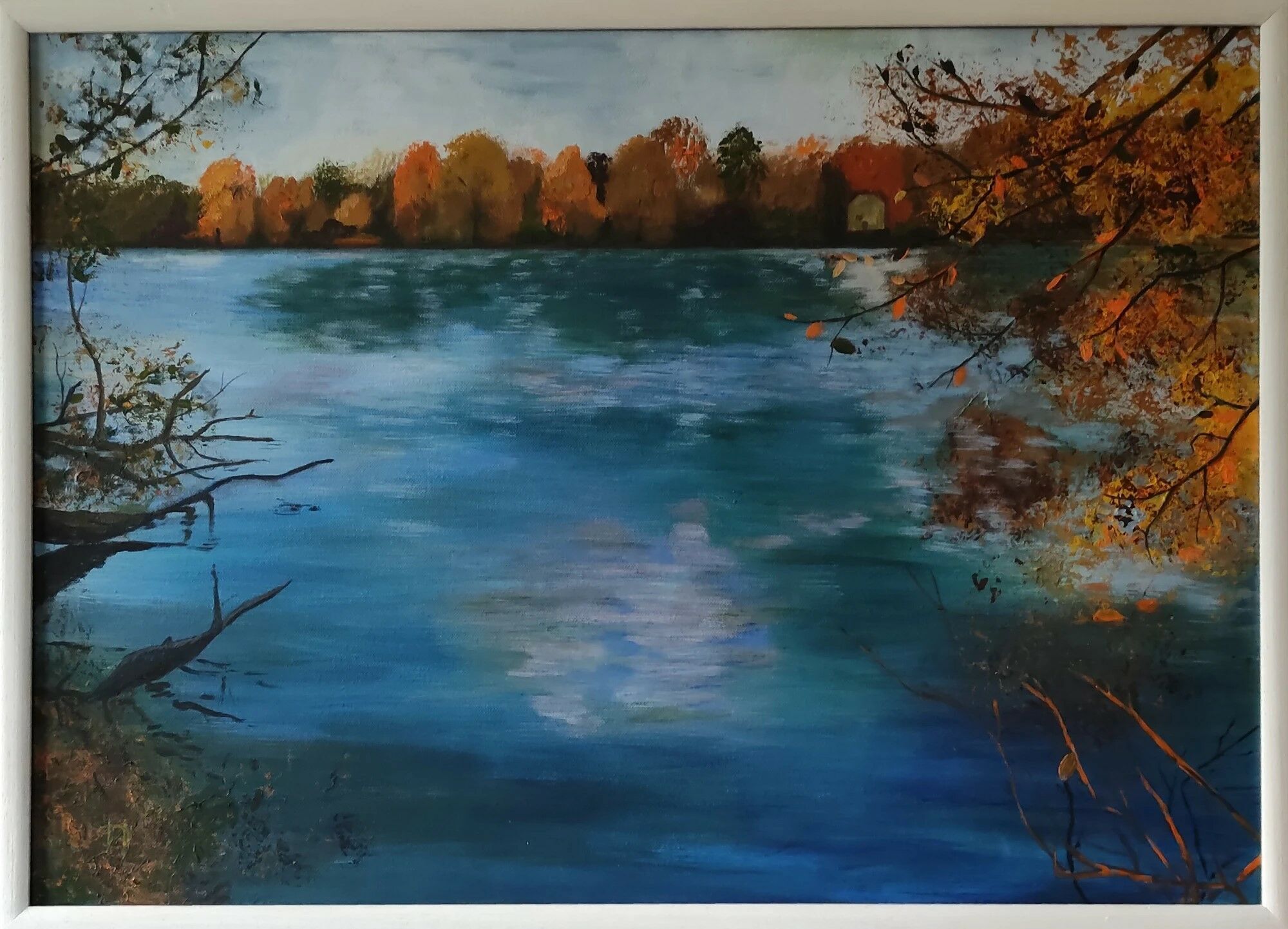 Herbststimmung am See, Foto: Dorota Heinze-Loose, Lizenz: Dorota Heinze-Loose