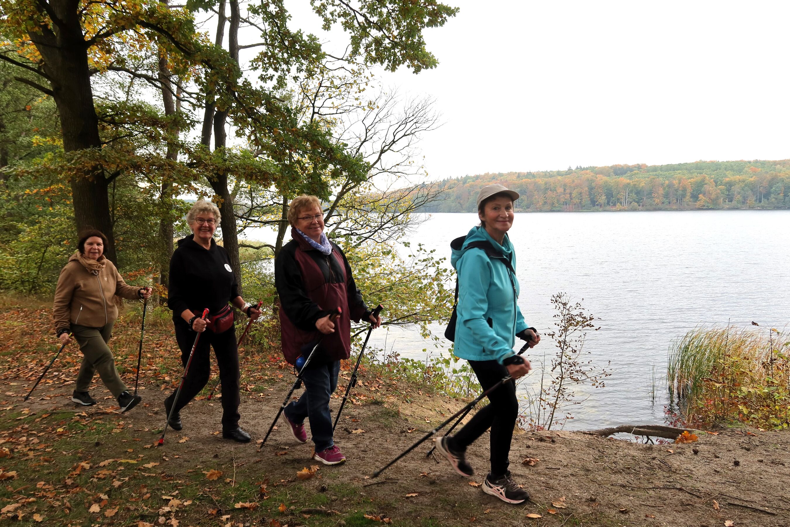 Nordic Walking Gruppe, Foto: E. M. Weyer, Lizenz: Tourismusverein Angermünde e.V.