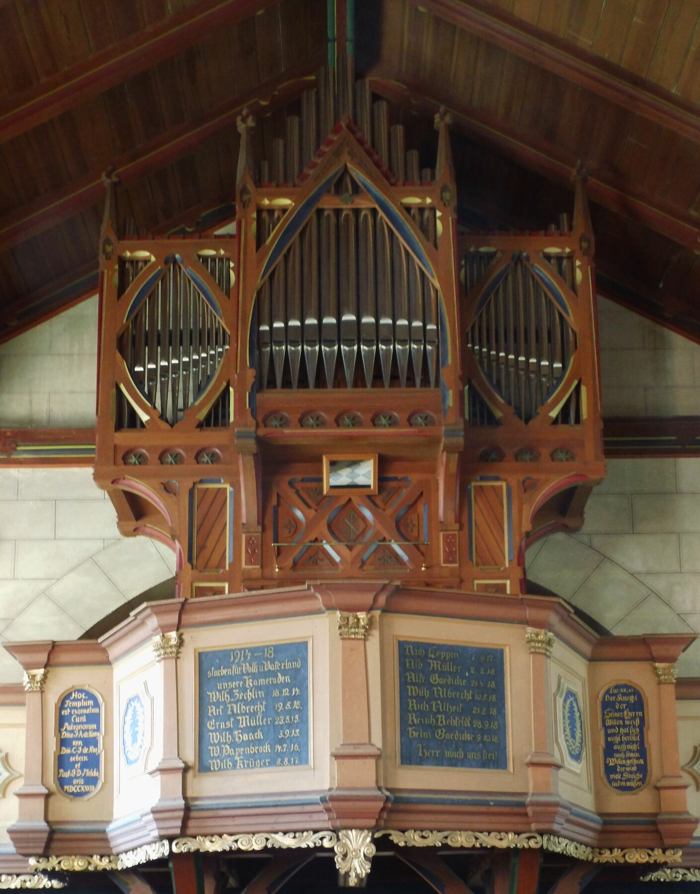 Hollenbach-Orgel in Gottberg, Foto: M. Noack, Lizenz: M.Noack