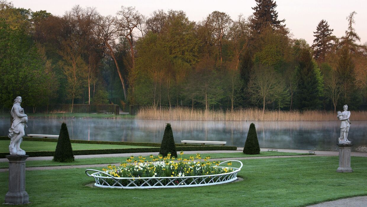 Lustgarten Rheinsberg, Schlossinsel , Foto: Leo Seidel, Lizenz: SPSG