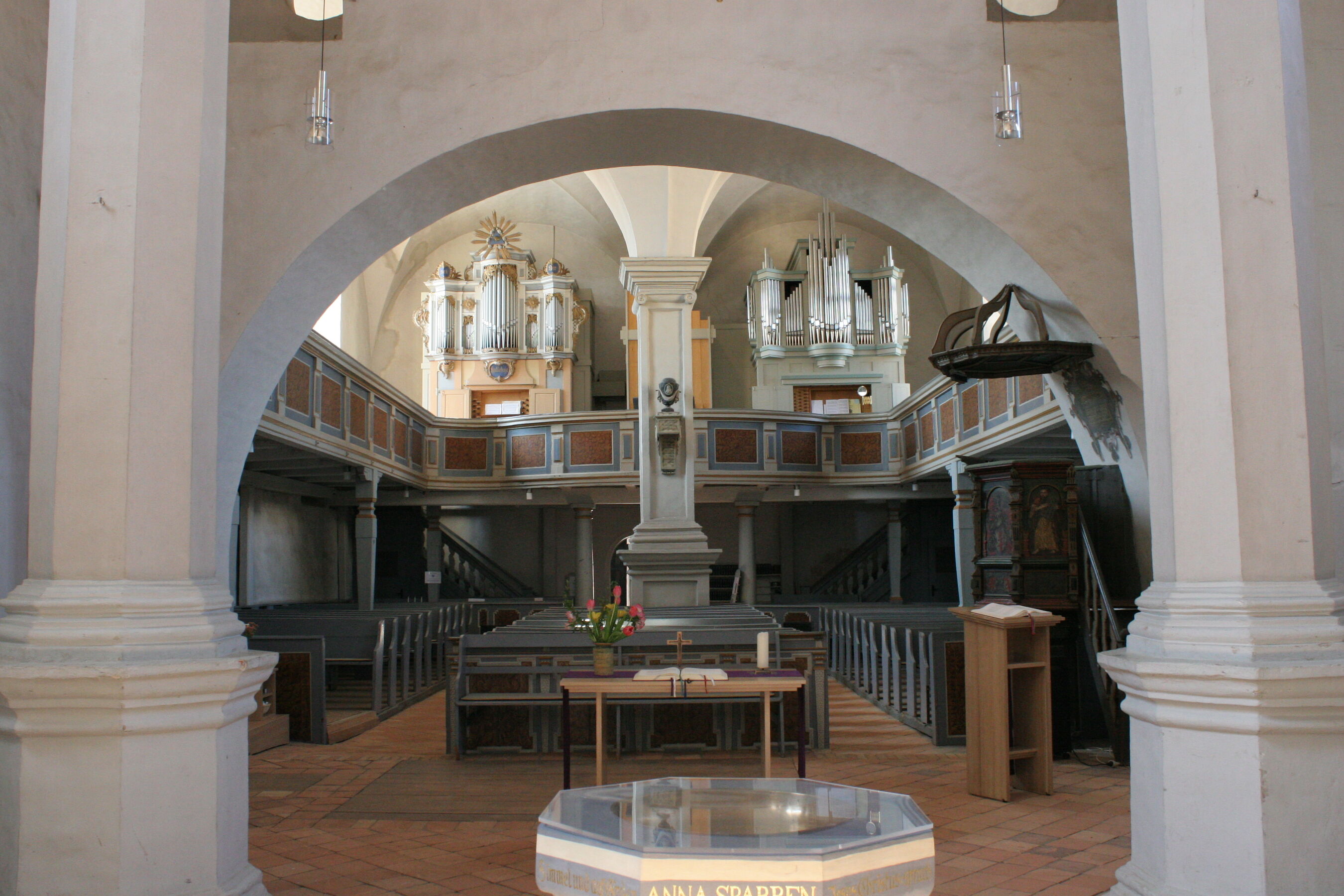 Orgeln St. Laurentius Kirche Rheinsberg, Foto: Mantey