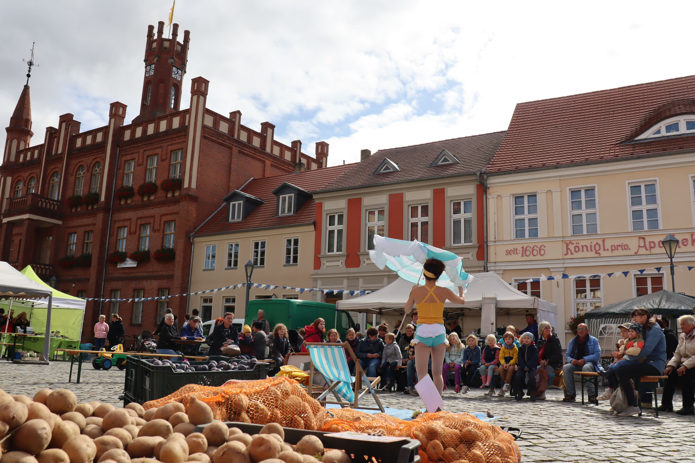 Kartoffelmarkt Kyritz, Foto: Doreen Wolf, Lizenz: Hansestadt Kyritz
