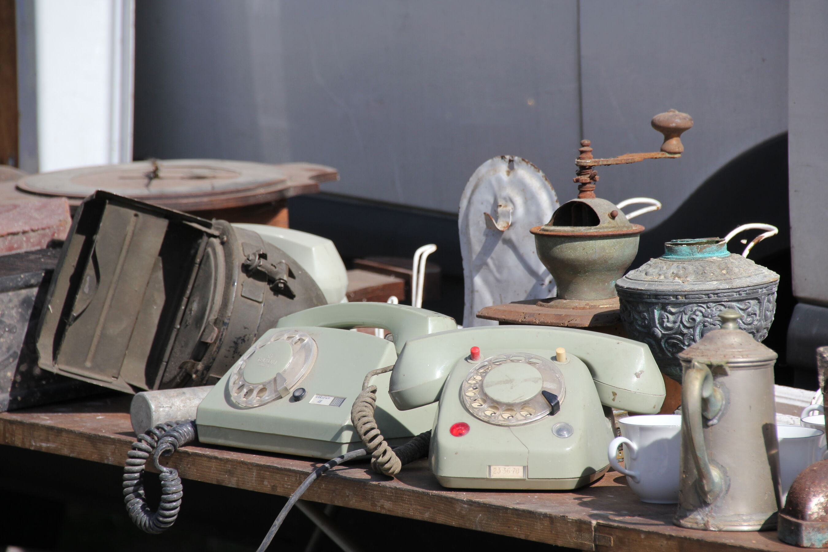 Flohmarkt Kirchplatz St. Marienkirche, Foto: Anet Hoppe
