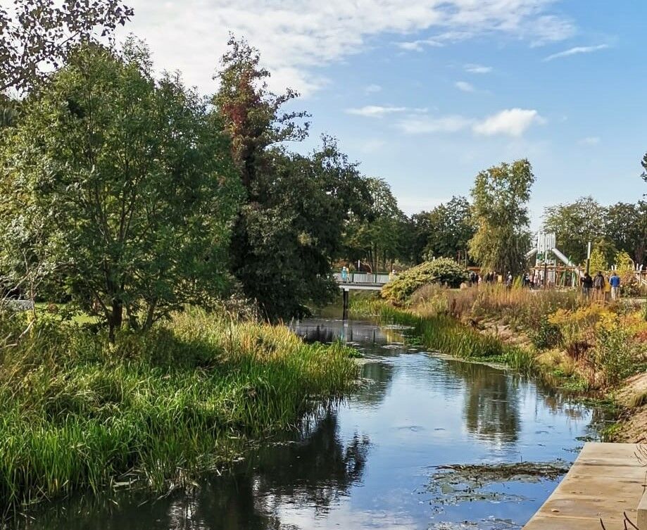 An der Nieplitz in Beelitz, Foto: Jutta Markowski , Lizenz: Jutta Markowski