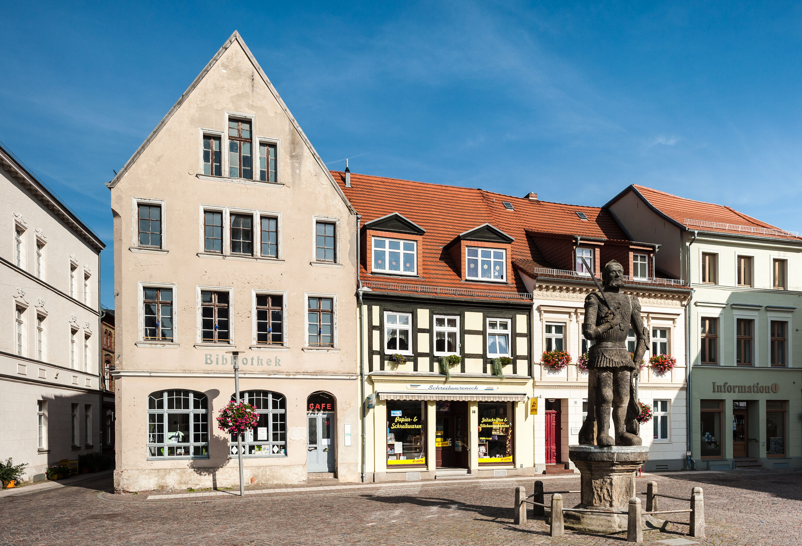 Marktplatz Perleberg, Foto: Markus Tiemann, Lizenz: Tourismusverband Prignitz