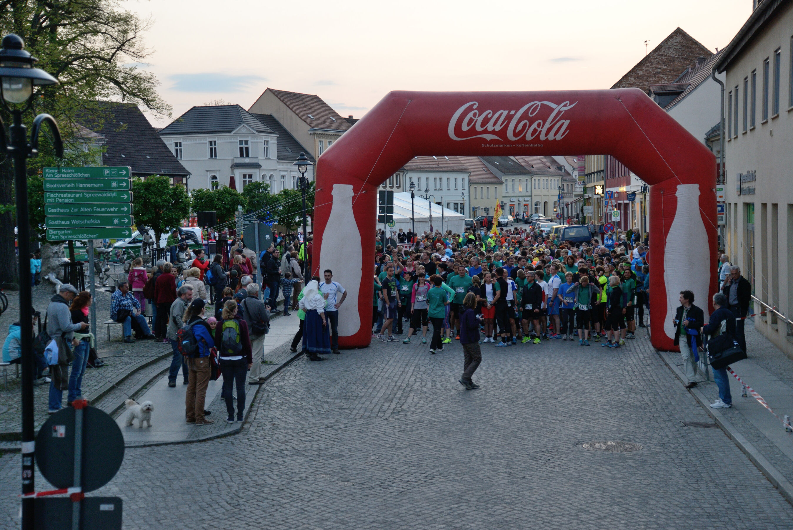 Start zum Marathon in Lübbenau, Foto: Silvano Procopius, Lizenz: Spreewald-Touristinformation Lübbenau e.V.